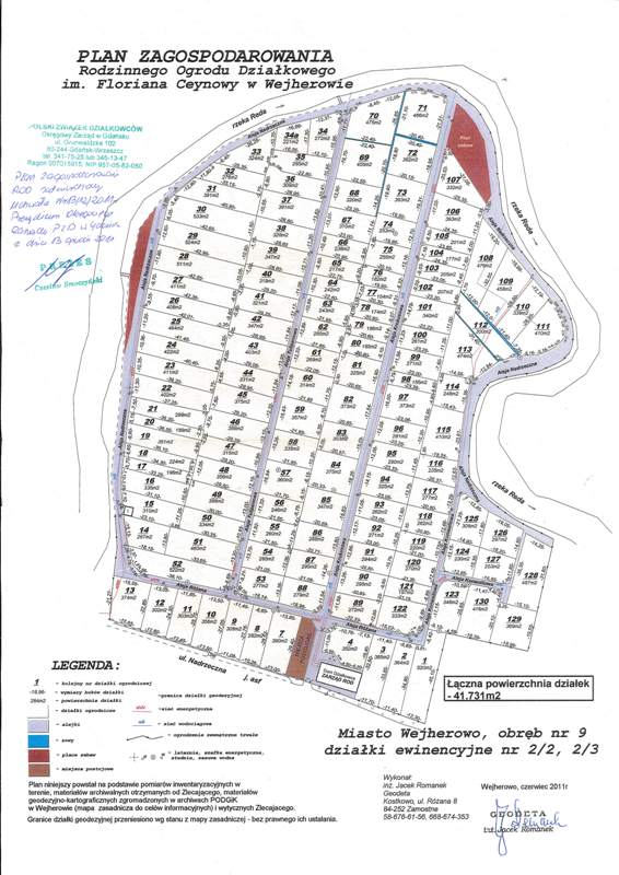 Mapka sytuacyjna ROD